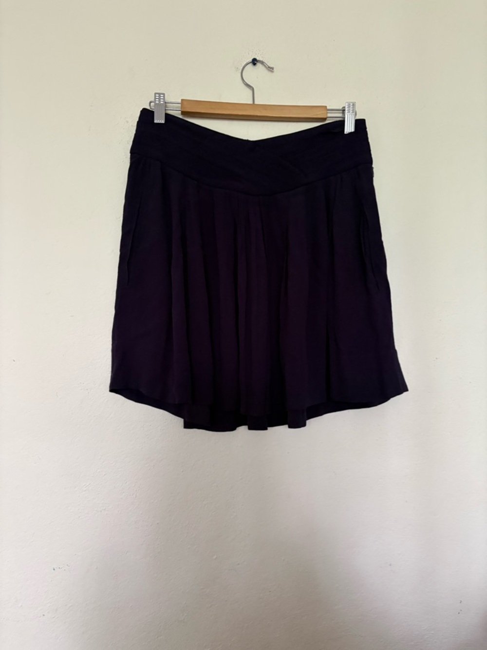 Comptoir Des Cotonniers Navy Circle Skater Skirt